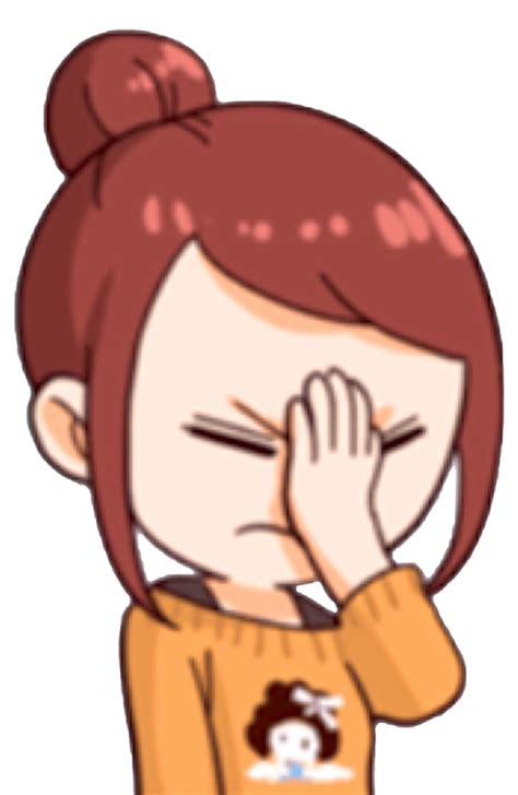 Facepalm Girl Png File Png Mart