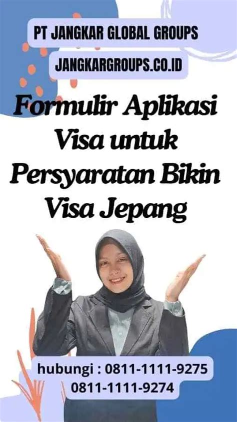 Persyaratan Bikin Visa Jepang Jangkar Global Groups