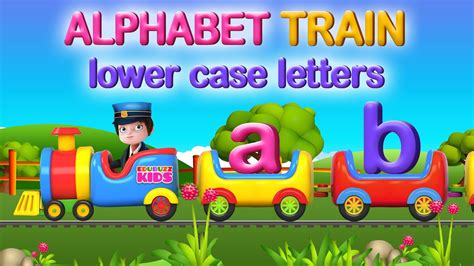 Alphabet Train For Learning Lowercase Letters A B C D E F
