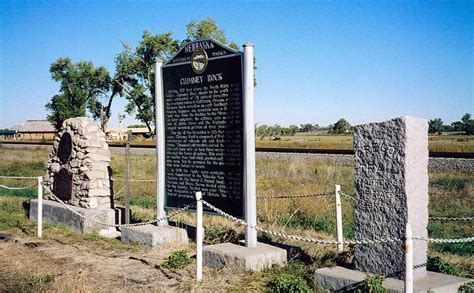 Nebraska Historical Marker Chimney Rock E Nebraska History