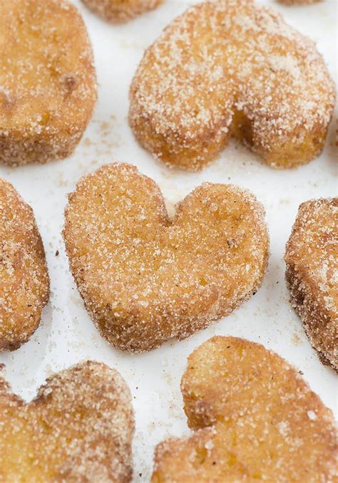 I added a tiny bit of ground cloves to it to zest it up. French Toast Churro Bites | Valentine's Day French Toast ...
