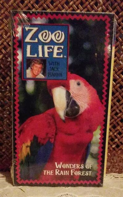 Zoo Life With Jack Hanna Vhs Tape Wonders Of The Rain Forest Brand New