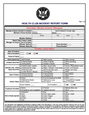 Carbon monoxide detectors were last replaced; incident report form template aged care - Fill, Print ...