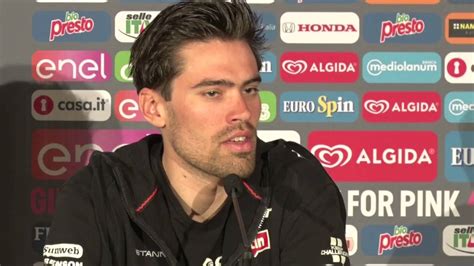 The former itt world champion and winner of the 2018. Tom Dumoulin at Giro d'Italia 2016 - pre-race interview ...