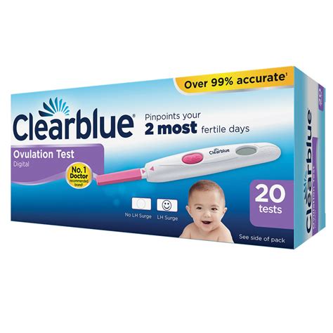 20 Clearblue Digital Ovulation Test Sticks Fertility Kit Tests Over 99