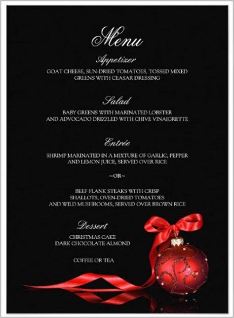 Make sure you at least have christmas dinner planned ahead with our christmas menu ideas for breakfast, brunch, lunch, dinner, and dessert. 8+ Dinner Party Menu Templates - PSD, AI | Free & Premium ...