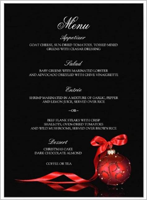 We love this open house menu for its versatility: 8+ Dinner Party Menu Templates - PSD, AI | Free & Premium ...