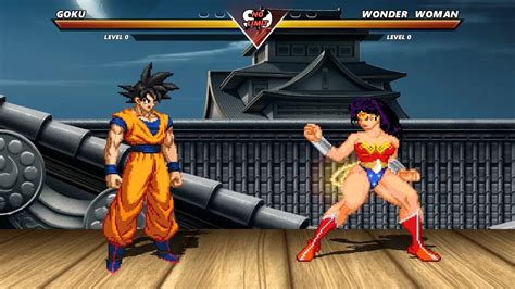 Goku Vs Wonder Woman Dragon Ball Vs Dc Mugen High Level Insane