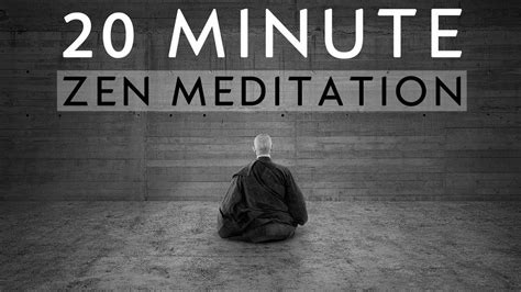 20 Minute Guided Zen Meditation For Deep Inner Peace Youtube