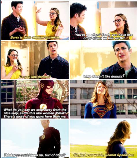 “i’m Gonna Miss You Barry Allen ” “i’m Really Gonna Miss You Too Kara Danvers ” Supergirl 1x18