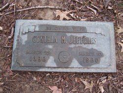 Cynthia Margaret Crittenden Jeffries Find A Grave Memorial