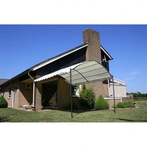 Build a backyard paradise or create an outdoor oasis! Carport Car Canopy Steel Black Frame Weatherproof Coated ...