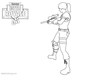 Girls also know how to shoot weapons. Fortnite Coloring Pages Characters Master Grenadier - Free ...