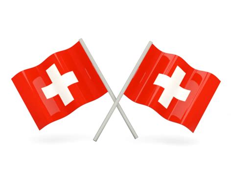 Download your free swiss flag icons online. Two wavy flags. Illustration of flag of Switzerland