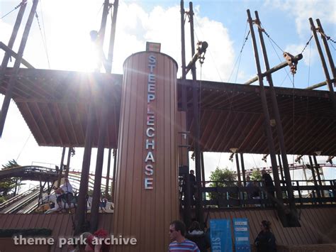 Ride the world's first looping coaster suspended over water at blackpool pleasure beach prepare for an exhilarating infusion of the elements, soar to amazing heights. Steeplechase at Blackpool Pleasure Beach | Theme Park Archive