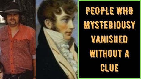 People Who Mysteriously Vanished Without A Clue Vinith Praveen