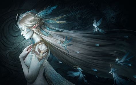 Pin By G Alf On Fantasy Art Portraits Of Mystiques Fairy Art
