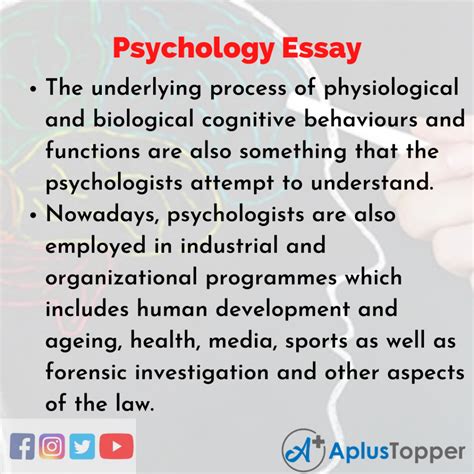 Psychology Essay Telegraph