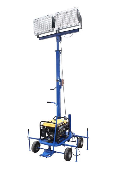 Mini Generator Powered Led Light Tower Released By Larson Electronics