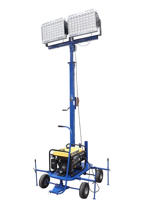 Mini Generator Powered LED Light Tower Released by Larson Electronics