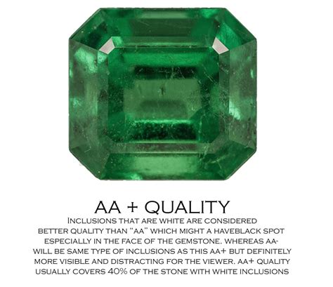 Emerald Quality Chart Aa Wholesale Gemstones And Jewelry Semi