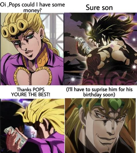 Dio Is A Great Father Wholesomeanimemes