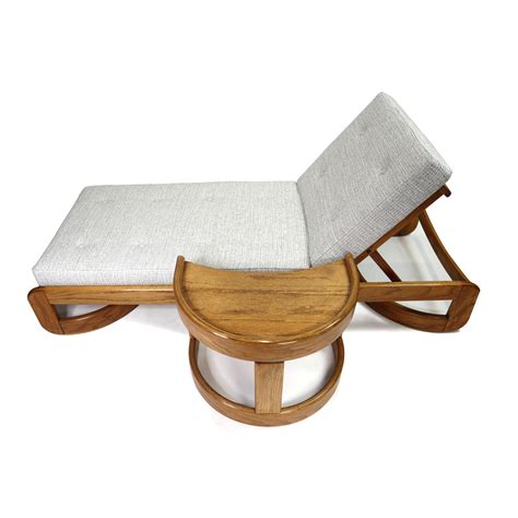The comfortable chaise lounges give unfathomable. Howard Mid-Century Modern Restored Indoor Adjustable ...