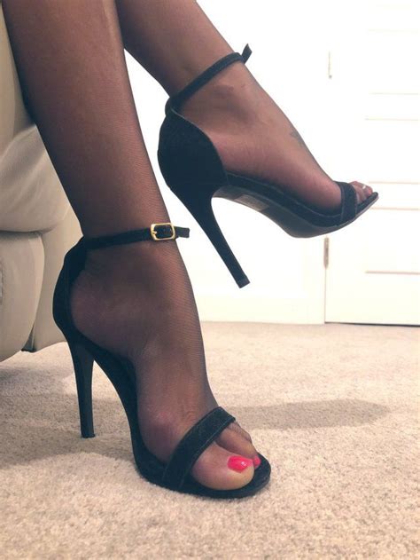 pantyhose heels stockings heels black high heels talons sexy strapy heels black stiletto