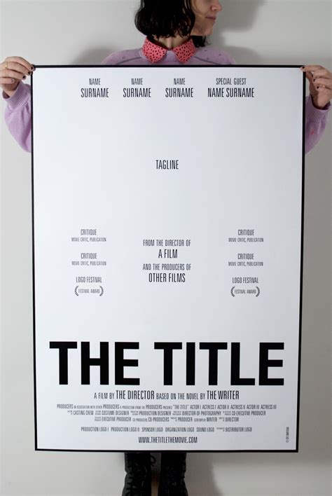 You won't believe, but i picked up this novel from a. How To Make Movie Posters To Promote Your Film