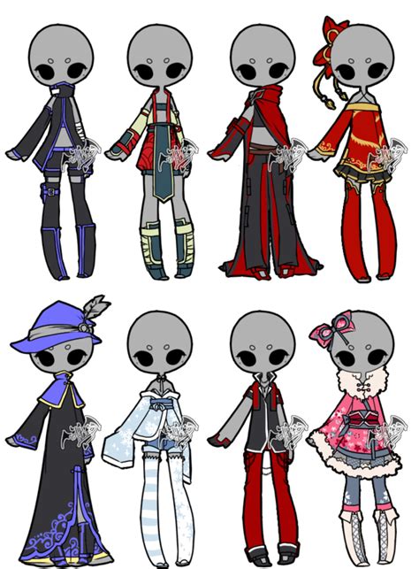 Adoptable Outfit Batch 11 08 By Deviladopts