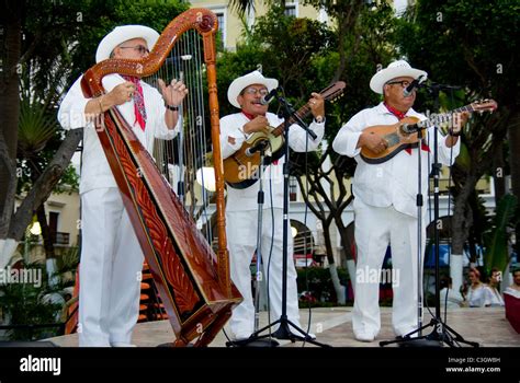 Mexico Veracruz City Mexican Folk Dance Exhibitions Son Jarocho