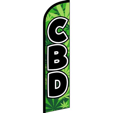 CBD Flag Flutter Feather Banner Swooper Windless EBay