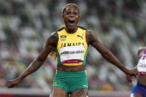 Thompson Herah Breaks Flo Jos Olympic Record In Womens 100 Wtop News
