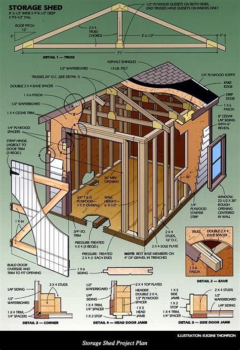 Get 12000 Detailed Shed Plans To Build Your Next Shed Планы гаража