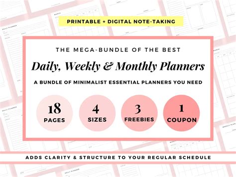 Best Daily Planner Weekly Organizer Graphic By Plannersbybee · Creative