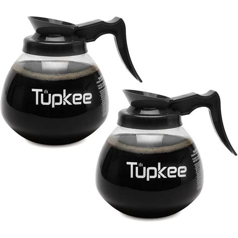 Tupkee Glass Replacement Coffee Pot Shatter Resistant Commercial