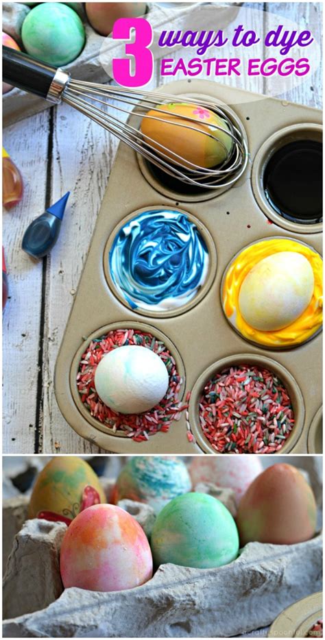 3 Ways To Dye Easter Eggs With Toddlers And Preschoolers A Crafty