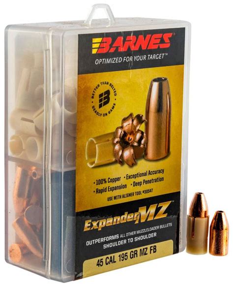 Barnes Bullets 30509 Expander Mz 45 Cal 195 Gr 24 Carters Country