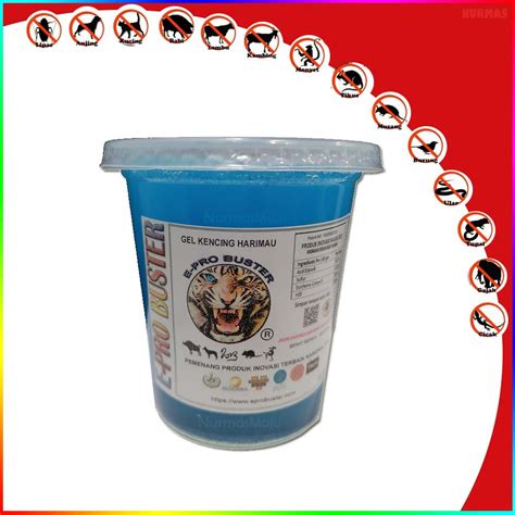 Gel dan semburan kencing harimau berupaya menghalau tetapi tidak membunuh haiwan. ReadyStock Gel Kencing Harimau E-Pro Buster (180g)halau ...