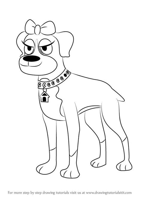 Pound Puppies Coloring Pages Pound Puppies Cinnamon Coloring Page For