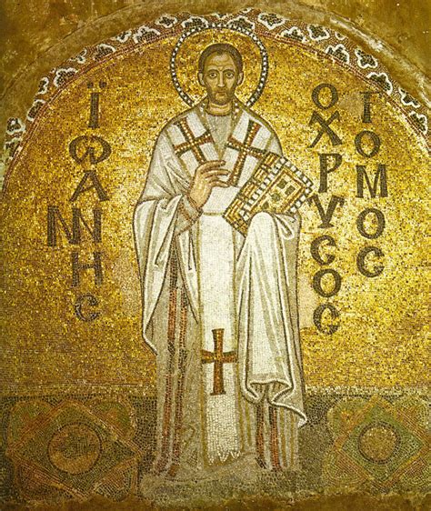 Saint John Chrysostom Bishop Of Constantinople And Doctor Saint