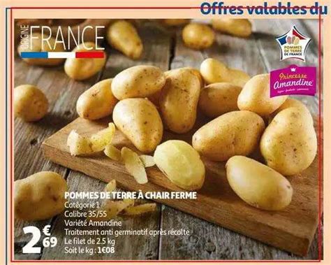 Offre Pommes De Terre à Chair Ferme chez Auchan