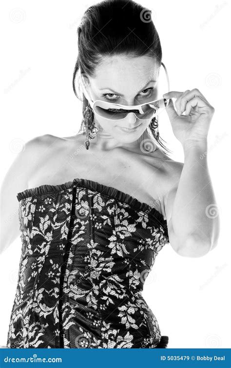 Sassy Woman Stock Image Image Of Sunglasses Girl Rings 5035479