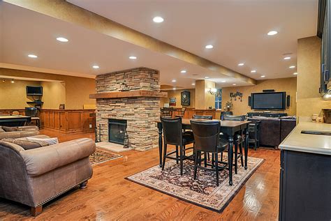 Maybe you would like to learn more about one of these? Mike & Nancy's Basement - Rustic - Basement - Chicago - by ...