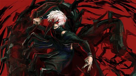 He struggles to keep his ghoul identity a secret, always fighting against his ghoul side while trying to continue to live like a normal human being. Tokyo Ghoul Kaneki Ken Wallpaper - WallpaperSafari