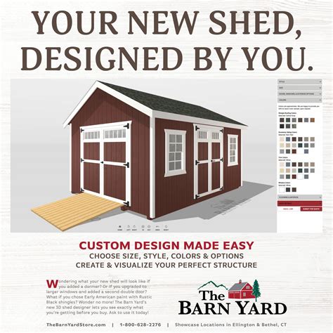 New 3d Shed Designer The Barn Yard
