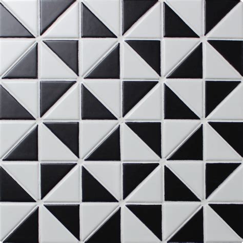 Pattern Black And White Tiles Design