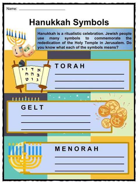 Hanukkah Facts Worksheets Observance And Information For Kids