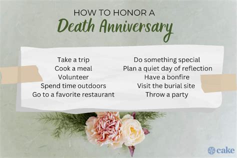 How To Acknowledge A 1 Year Death Anniversary 20 Ideas Cake Blog