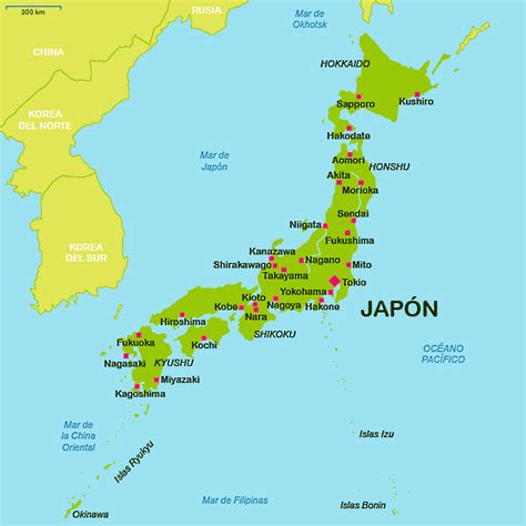 Mapa De Japón Datos Interesantes E Información Sobre El País
